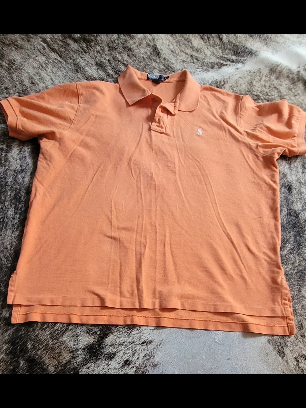 Ralph Lauren Men's Polo Shirt in Peach-Orange sz XXL